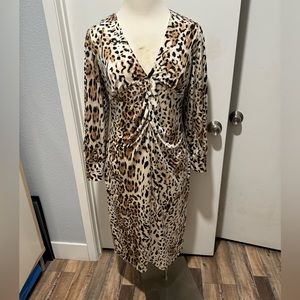 L/S Animal print Midi Dreas